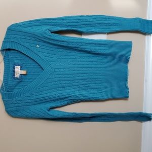 Teal American Eagle Sweater